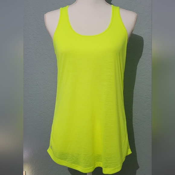 Ideology Neon Yellow Tank Top NWOT - Picture 2 of 8